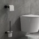 Omnires MODERN PROJEKT WC papír tartó, matt fekete MP60510BL