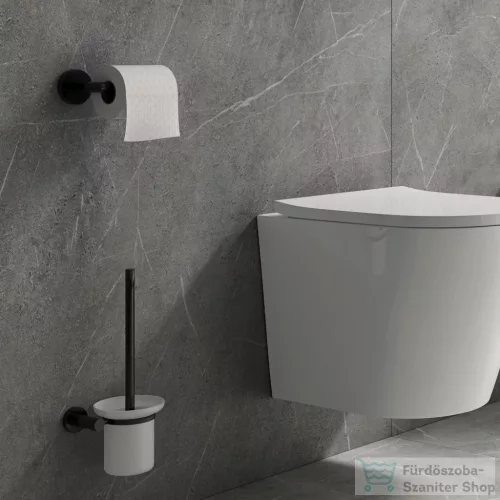 Omnires MODERN PROJEKT WC papír tartó, matt fekete MP60510BL