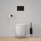Omnires MODERN PROJEKT fali WC kefe, matt fekete MP60621BL