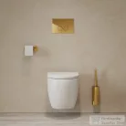 Omnires MODERN PROJEKT fali WC kefe, polírozott arany színű MP60621GL