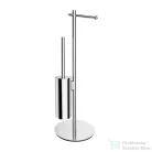 Omnires MODERN PROJEKT álló WC kefe/papír tartó állvány, króm MP60810CR