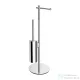 Omnires MODERN PROJEKT álló WC kefe/papír tartó állvány, króm MP60810CR