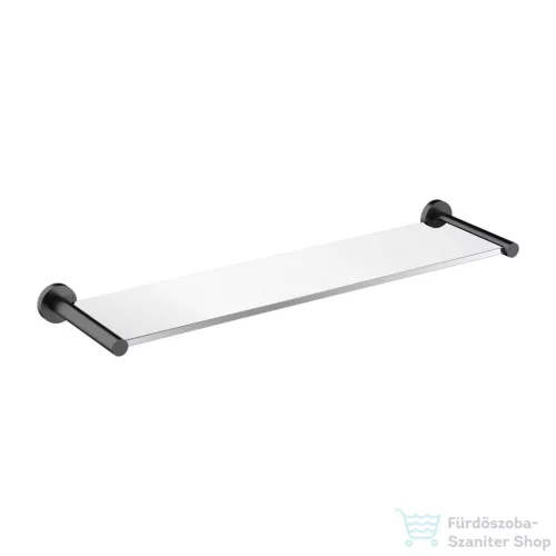 Omnires MODERN PROJEKT 55 cm-es üvegpolc, szálcsiszolt antracit MP60930AT