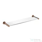 Omnires MODERN PROJEKT 55 cm-es üvegpolc, polírozott réz MP60930CP