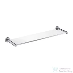   Omnires MODERN PROJEKT 55 cm-es üvegpolc, szálcsiszolt nikkel MP60930NI