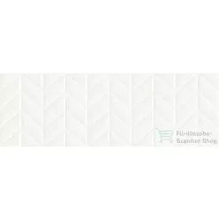   Marazzi FLORA Bianco Struttura 3D Spike Rett. 30x90 cm-es falicsempe, MP83