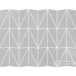   Marazzi SLOW COLD Cromo Mosaico Triangolo 29x39 cm-es padlólap, MPEZ