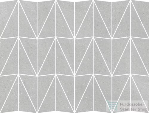 Marazzi SLOW COLD Cromo Mosaico Triangolo 29x39 cm-es padlólap, MPEZ