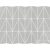 Marazzi SLOW COLD Cromo Mosaico Triangolo 29x39 cm-es padlólap, MPEZ