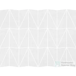   Marazzi SLOW COLD Gesso Mosaico Triangolo 29x39 cm-es padlólap, MPF0