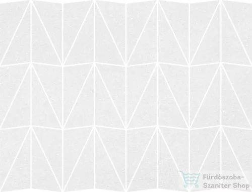 Marazzi SLOW COLD Gesso Mosaico Triangolo 29x39 cm-es padlólap, MPF0
