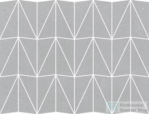 Marazzi SLOW COLD Cemento Mosaico Triangolo 29x39 cm-es padlólap, MPF3