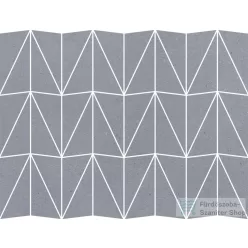   Marazzi SLOW COLD Piombo Mosaico Triangolo 29x39 cm-es padlólap, MPF4