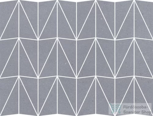 Marazzi SLOW COLD Piombo Mosaico Triangolo 29x39 cm-es padlólap, MPF4