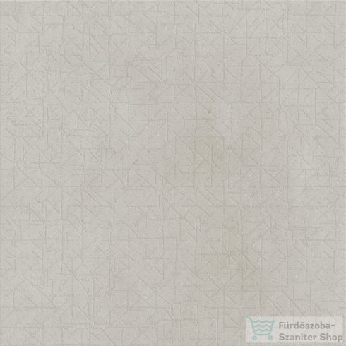 Marazzi SLOW COLD Nebbia Decoro Trama 3D 75x75 cm-es padlólap, MPFD