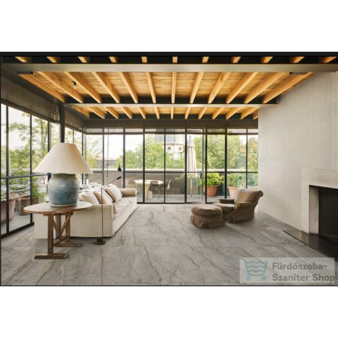 Marazzi MYSTONE SILVER ROOT R10 Grey Rett.120x120 cm-es padlólap, MPFK