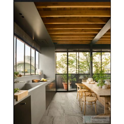 Marazzi MYSTONE SILVER ROOT R10 Grey Rett. 60x120 cm-es padlólap, MPFN