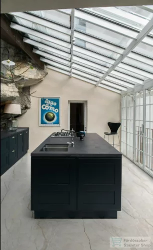 Marazzi MYSTONE SILVER ROOT R10 White Rett. 90x180 cm-es padlólap, MPFR