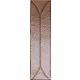 Marazzi TERRAMATER Cotto Str. 3D Losanga Lux 9,1x37,5 cm-es falicsempe, MPM2
