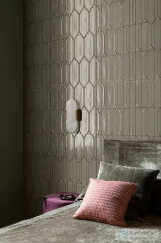 Marazzi TERRAMATER Muschio Str. 3D Losanga Lux 9,1x37,5 cm-es falicsempe, MPM4
