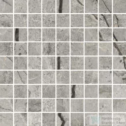   Marazzi MYSTONE SILVER ROOT Grey Mosaico 30x30 cm-es padlólap, MPNJ