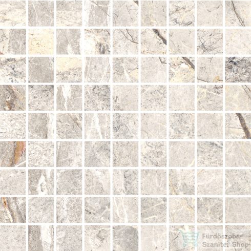 Marazzi MYSTONE SILVER ROOT Beige Mosaico 30x30 cm-es padlólap, MPNL