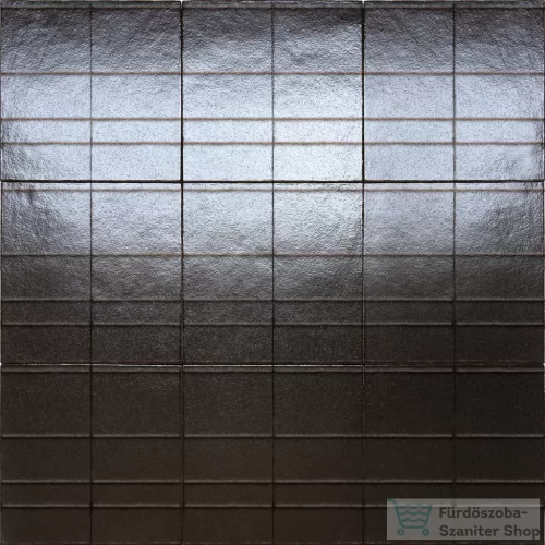 Marazzi TERRAMATER Carbone Str. 3D Ritmo Lux 18,6x37,5 cm-es falicsempe, MPS3