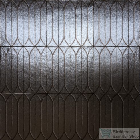 Marazzi TERRAMATER Carbone Str. 3D Losanga Lux 9,1x37,5 cm-es falicsempe, MPV7