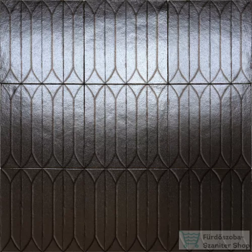 Marazzi TERRAMATER Carbone Str. 3D Losanga Lux 9,1x37,5 cm-es falicsempe, MPV7