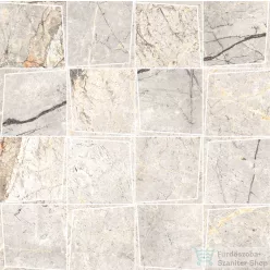   Marazzi MYSTONE SILVER ROOT Beige Mosaico Prisma 30,3x30,3 cm-es padlólap, MPYE