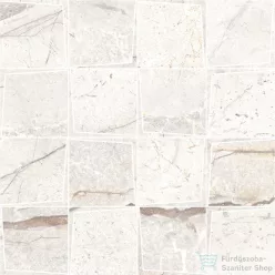   Marazzi MYSTONE SILVER ROOT White Mosaico Prisma 30,3x30,3 cm-es padlólap, MPYF