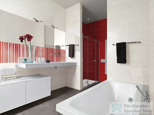 Marazzi Cloud Struttura 3D Breeze Ruby 20x50 cm-es fali csempe MQF6