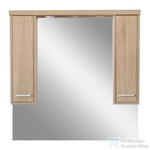 Leziter Nerva 105 cm-es tükrös felsőszekrény, Sonoma tölgy MS105FKZSTST