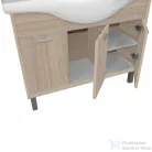Leziter Nerva 105 cm-es tükrös felsőszekrény, Sonoma tölgy MS105FKZSTST