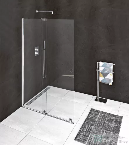Sapho POLYSAN MODULAR SHOWER tolóajtó fix résszel, 1200mm, transzparent üveg (MS5-120)