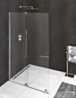 Sapho POLYSAN MODULAR SHOWER tolóajtó fix résszel, 1400mm, transzparent üveg (MS5-140)