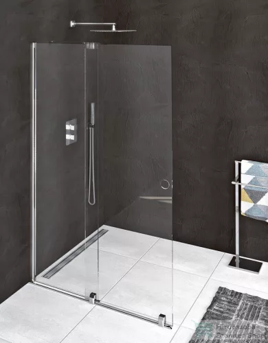 Sapho POLYSAN MODULAR SHOWER tolóajtó fix résszel, 1400mm, transzparent üveg (MS5-140)