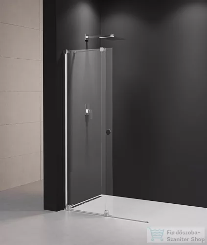 Sapho POLYSAN MODULAR SHOWER tolóajtó fix résszel, 1400mm, transzparent üveg (MS5-140)