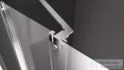 Sapho POLYSAN MODULAR SHOWER tolóajtó fix résszel, 1400mm, transzparent üveg (MS5-140)