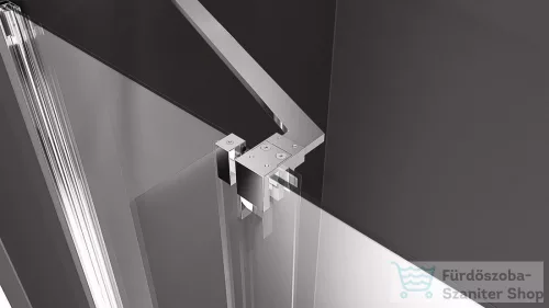 Sapho POLYSAN MODULAR SHOWER tolóajtó fix résszel, 1400mm, transzparent üveg (MS5-140)