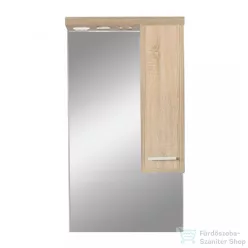   Leziter Nerva 55 cm-es tükrös felsőszekrény, Sonoma tölgy MS55FKZSTST
