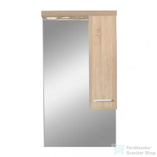 Leziter Nerva 55 cm-es tükrös felsőszekrény, Sonoma tölgy MS55FKZSTST