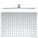 Sapho SLIM fejzuhany, téglalap, 400x300mm, inox (MS585)