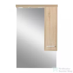   Leziter Nerva 65 cm-es tükrös felsőszekrény, Sonoma tölgy MS65FKZSTST