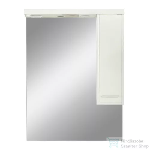 Leziter Nerva 75 cm-es tükrös felsőszekrény fehér MS75FKZF
