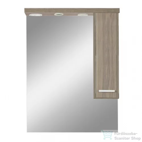 Leziter Nerva 75 cm-es tükrös felsőszekrény, Rauna szil MS75FKZRSZRSZ