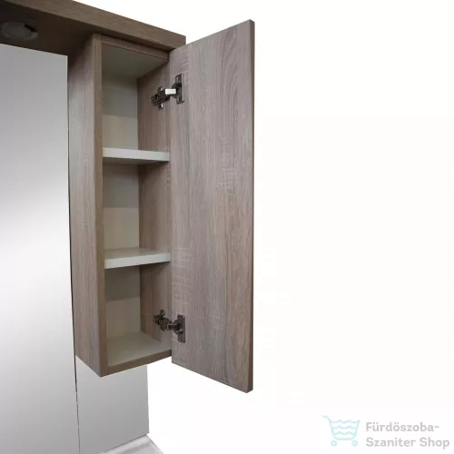 Leziter Nerva 75 cm-es tükrös felsőszekrény, Rauna szil MS75FKZRSZRSZ