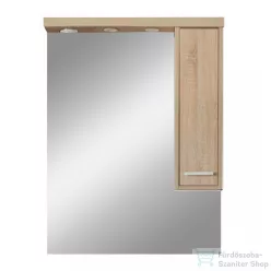   Leziter Nerva 75 cm-es tükrös felsőszekrény, Sonoma tölgy MS75FKZSTST