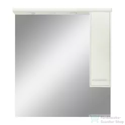   Leziter Nerva 85 cm-es tükrös felsőszekrény fehér MS85FKZF