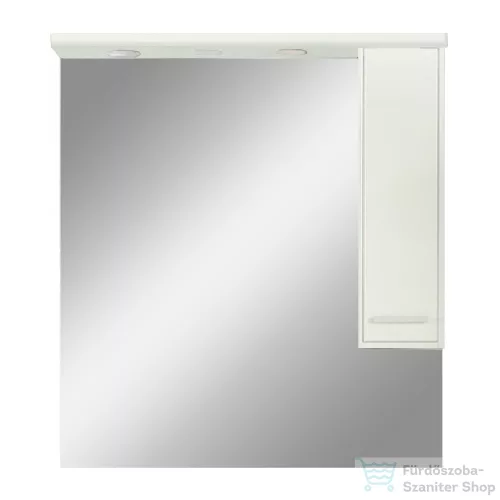 Leziter Nerva 85 cm-es tükrös felsőszekrény fehér MS85FKZF